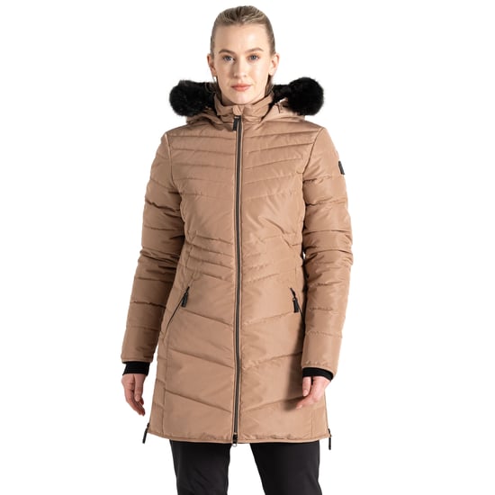 Dare 2B Womens/Ladies Striking IIII Mid Length Padded Jacket (Cashmere)