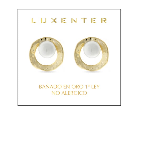 Luxenter oorbellen afgewerkt in 18K geel goud - Jaya - Image 2