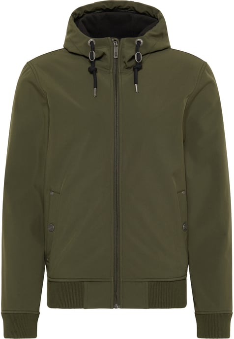 Mo softshell blouson Heren donkere olijf - Image 1