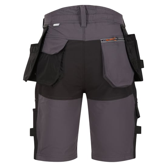 Regatta Heren Infiltrate Afneembare Holster Pocket Shorts (Strijkijzer/zwart) - Image 2