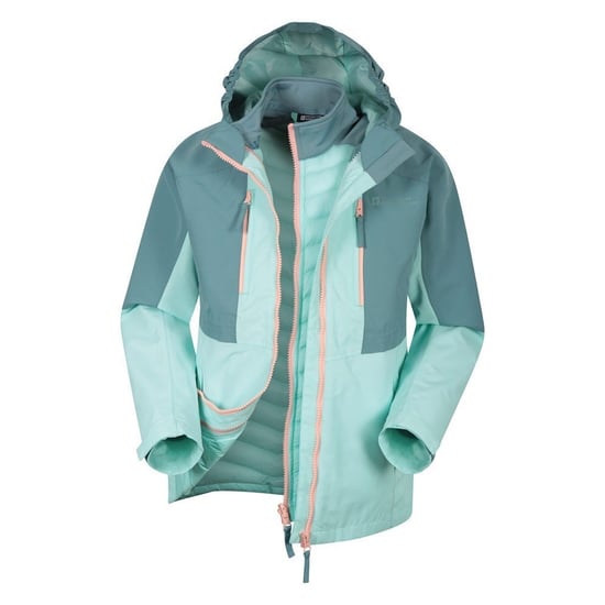 Mountain Warehouse Kinder/Kids Ravine 3 in 1 Waterdichte Jas (Teal) - Image 6