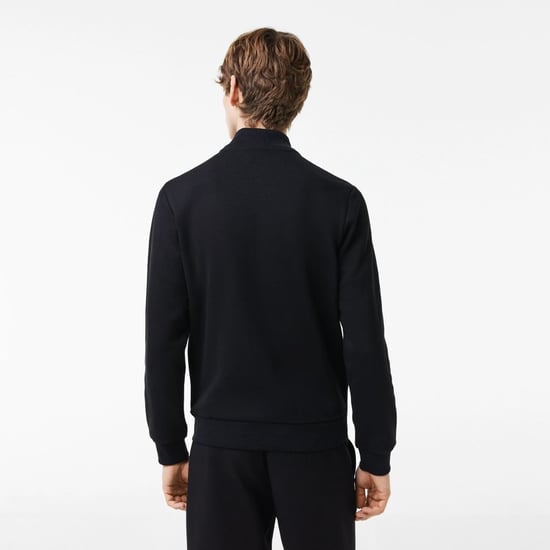 Lacoste regular fit brushed fleece men's sweatshirt with zipper