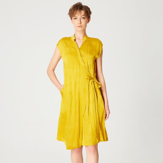 Minimalistische wrap jurk - Image 1