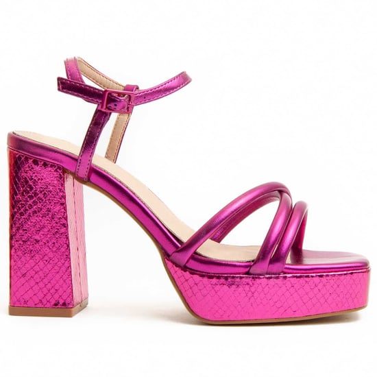 Montevida Heel Sandal Festsand10 In Fuchsia - Image 2