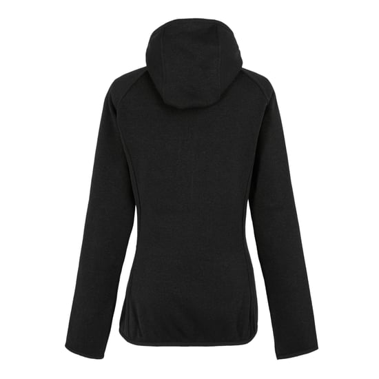 Regatta Womens/Ladies Newhill Marl Hooded Fleece Jacket (Black)