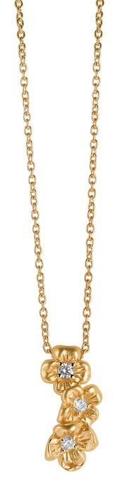 Orphelia Women's 925 Sterling Zilveren Ketting met Hanger - Goud ZH-6018/2 - Image 2