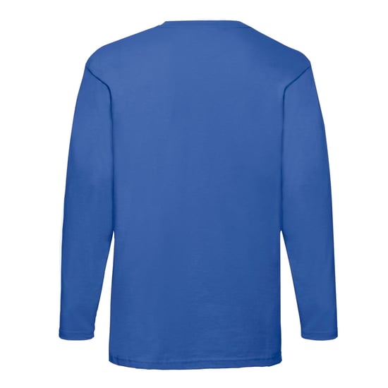 Fruit of the Loom Heren Valueweight T-shirt met lange mouwen (Koningsblauw) - Image 2