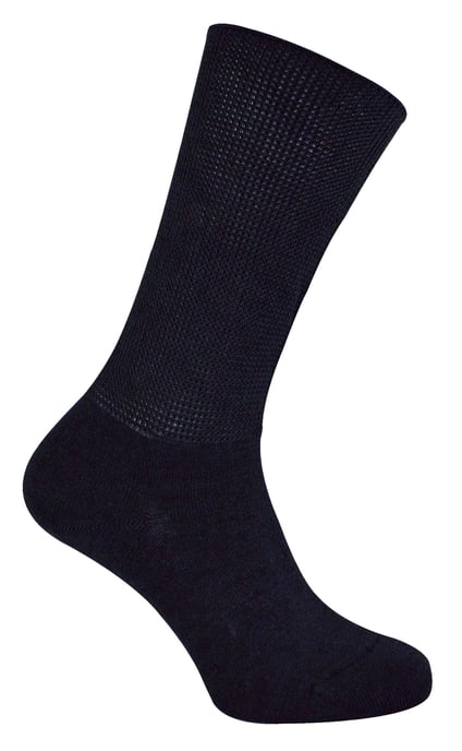 Dr.Socks - Extra brede bamboe oedeemsokken - Zwart - Image 2