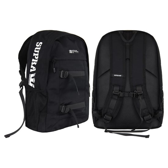 Supra Verstelbare Riem Zwart Unisex Challenge Rugzak - Image 3