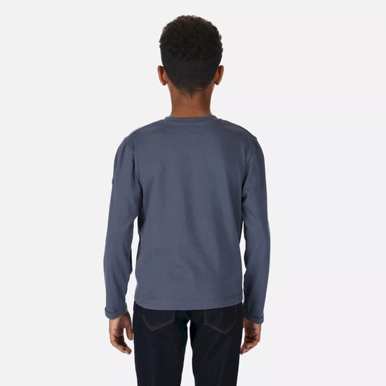 Regatta Kinderen/Kinderen Wenbie III Landschap T-shirt met lange mouwen (Donkere Denim) - Image 6