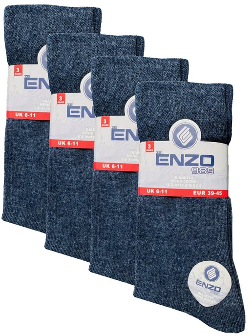 Enzo | 12 paar katoenen herensokken - Image 3