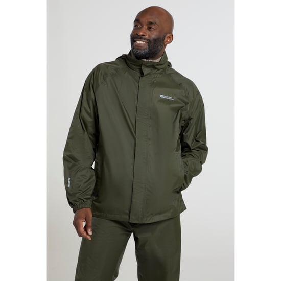 Mountain Warehouse Heren Pakka II Waterdichte Jas (Donkere Khaki) - Image 1