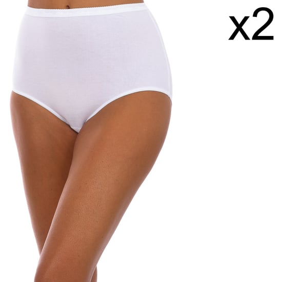 Pack-2 Crompesora Organic Bio Maxi P0AZL women's panties