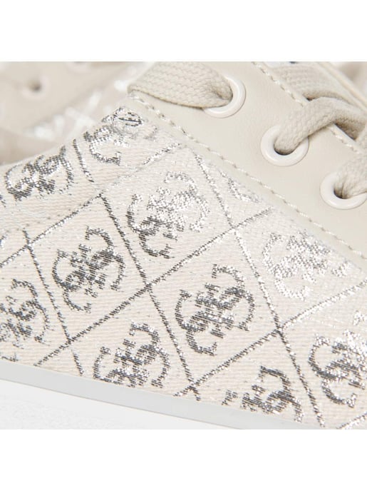 Guess damessneakers met logo, maat 4G, zilver - Image 3