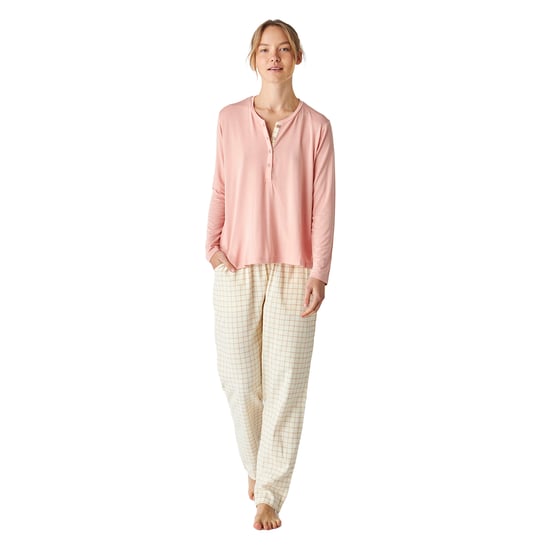 JJBEP0501 Women's Printed Long Sleeve Pajamas