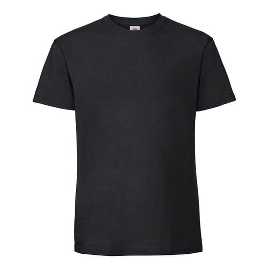Fruit of the Loom Heren Iconic Premium Ringspun Katoen T-Shirt (Zwart) - Image 1
