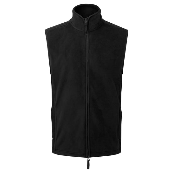 Premier Heren Artisan Fleece Gilet (Zwart) - Image 1