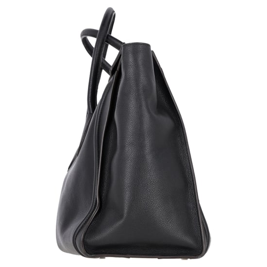 Celine Geroemde Schouder Luggage Tote Tas in Zwart Leder - Image 2