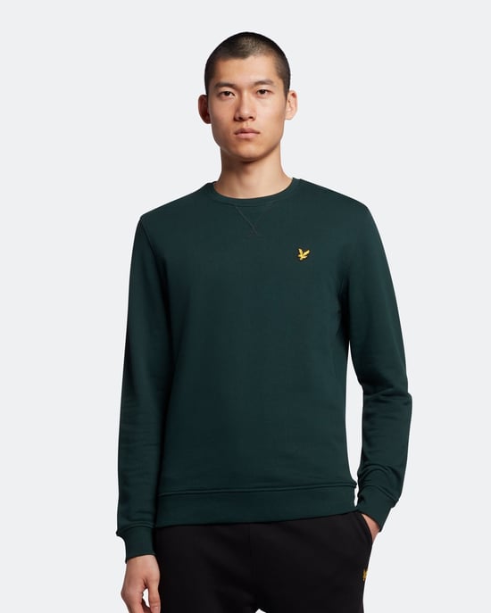 Lyle & Scott sweatshirt met ronde hals in groen - Image 2
