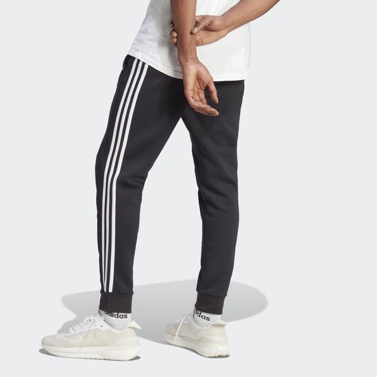 Essentials Fleece 3-Stripes Tapered Cuff Pants - Image 2