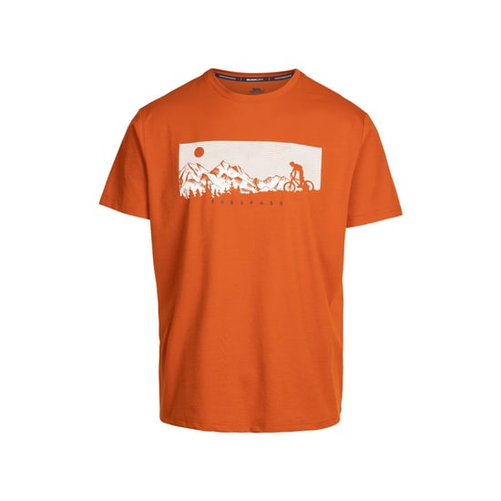 Trespass Mens Nellow Biker T-Shirt (Burnt Orange Marl)