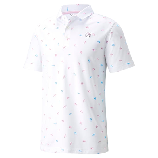 PUMA Mens AP Dancing Umbrellas Golf Polo Shirt - Image 5