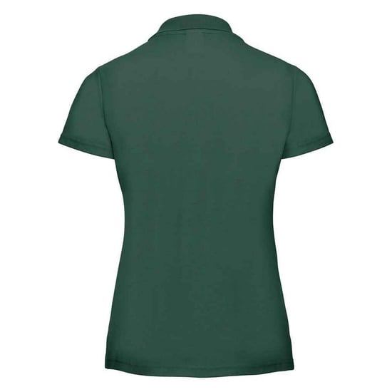Russell Dames/Dames Klassiek Effen Poloshirt van Polycotton (Fles groen) - Image 2