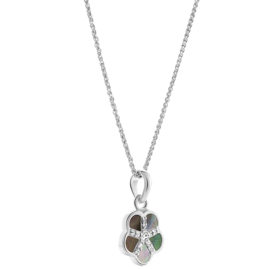 Orphelia 'Daisy' Dames 925 Sterling Zilveren Hanger met Ketting - Zilver ZH-7585 - Image 3