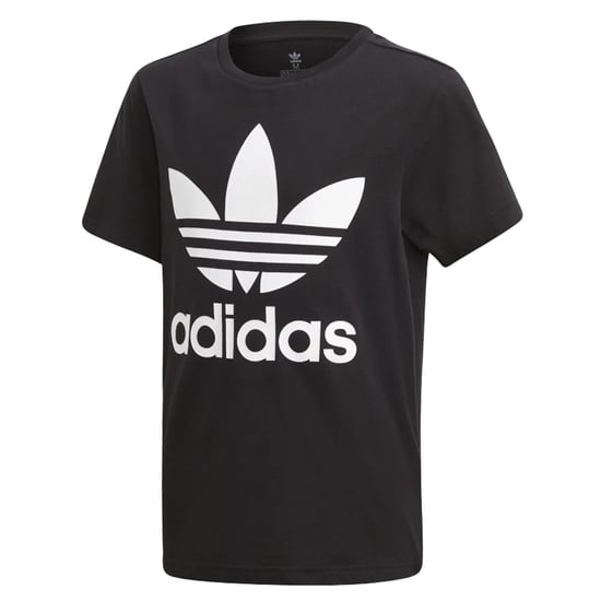 Adidas Originals Korte Mouw Crew Neck Zwart/Wit Kinderen Trefoil T-shirt DV2905 - Image 1