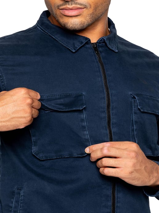 Enzo | Heren Cargo Trainingspak Met Korte Broek Set - Navy - Image 5