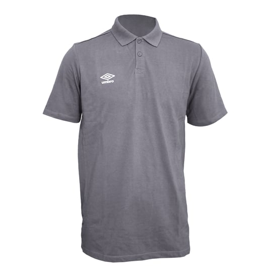 Umbro Heren Essential Poloshirt (Koolstof/Wit) - Image 1