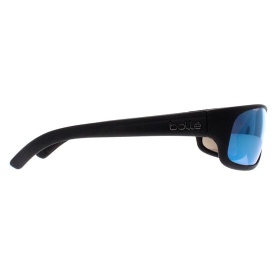Bolle Wrap Unisex Matte Black Sky Blue Polarized Anaconda