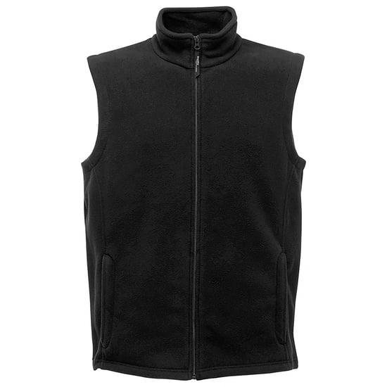 Regatta Mens 210 Microfleece Bodywarmer / Gilet (Black)