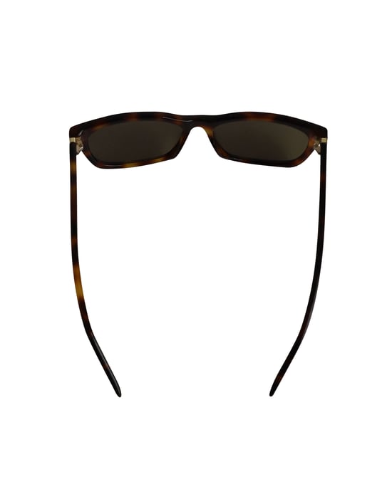 Gucci GG0449S Heren Rechthoekige Schildpad Montuur Zonnebril in Bruin Acetaat - Image 6