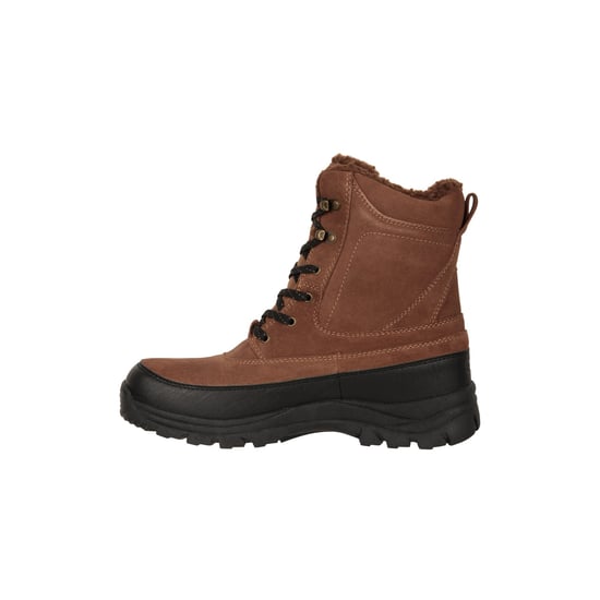 Mountain Warehouse Heren Stowe Leder Waterdichte Thermische Sneeuwlaarzen (Bruin) - Image 3