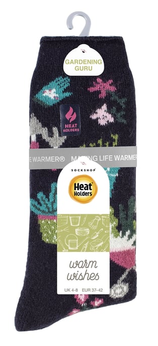 Heat Holders Lite - Dames Hobby Sokken - 1 Paar Winter Fleece Thermische Sokken - Groene Vingers - Image 2