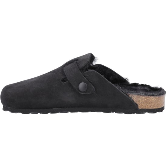 Hush Puppies Jade Leren Damesslippers Zwart - Image 4
