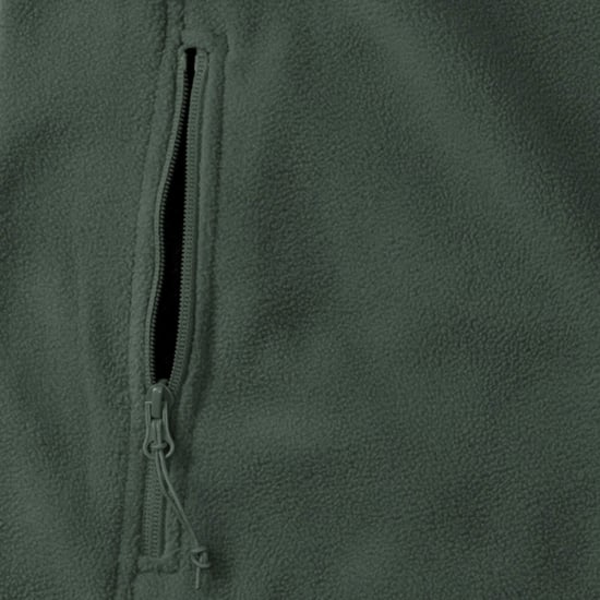 Russell Heren 1/4 Ritssluiting Outdoor Fleece Top (Fles groen) - Image 4