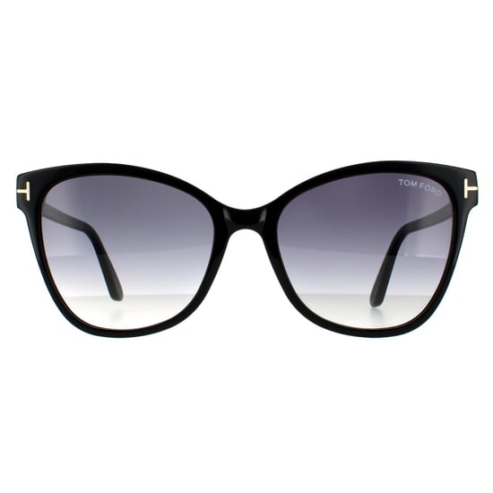 Tom Ford zonnebril ANI FT0844 01B Shiny Black Gray Gradient - Image 1