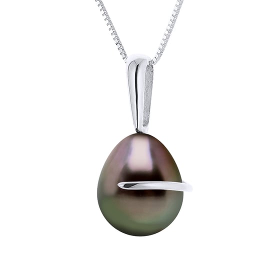DIADEMA - Pendant - White Gold and Tahitian Pearl