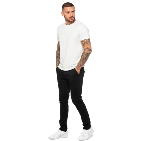 Enzo | Heren T-shirt met ronde hals - Wit - Image 5