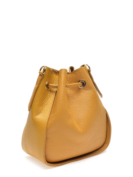 Carla Ferreri SS22 CF 1400 Mosterd Rundleer Tas - Image 2