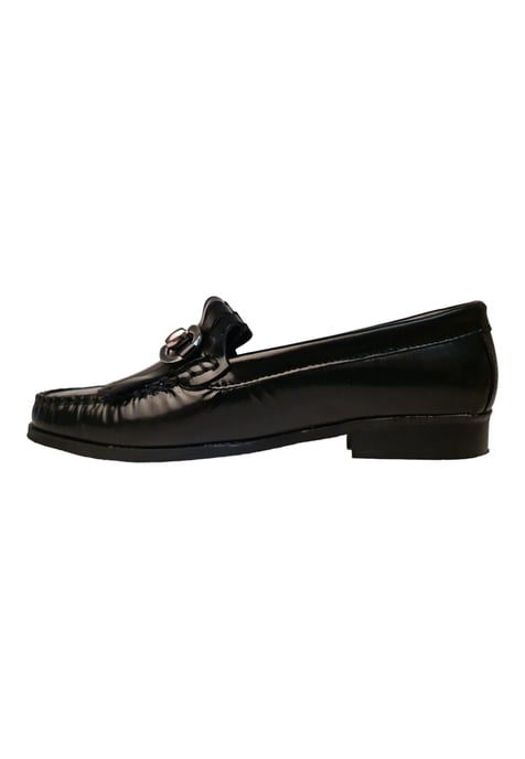 Woman's Mokassin Schuh Melq Farbe Schwarz - Image 4