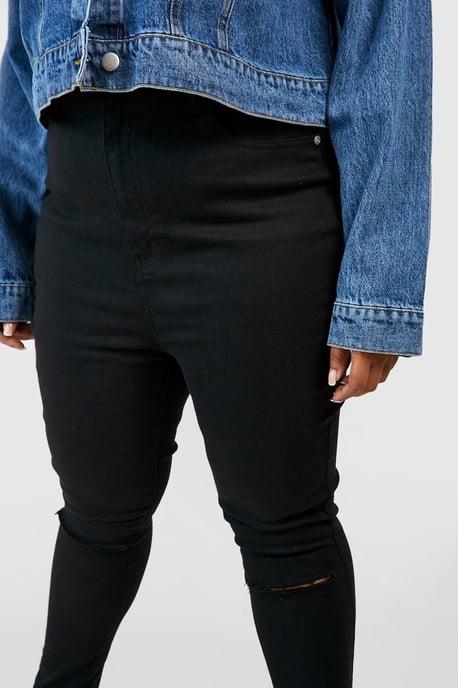 Plus Rip Knee Skinny Jegging