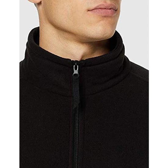 Regatta Mens Plain Micro Fleece Full Zip Jacket (Layer Lite) (Black)
