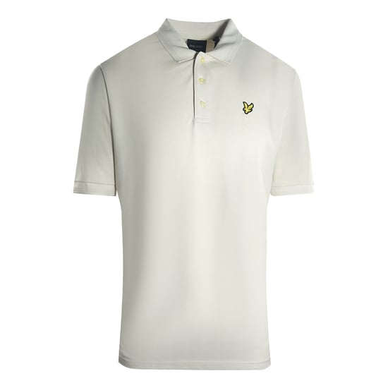 Lyle & Scott getextureerd licht mist-poloshirt - Image 1
