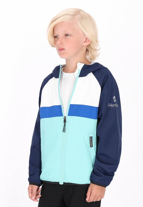 Schmuddelwedda Anorak jongens (kinderen) Turkoois kleurblok - Image 3