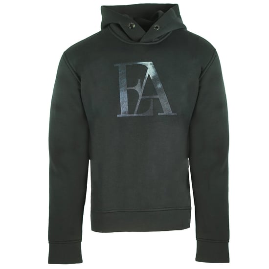 Emporio Armani Large Eagle Logo Black Hoodie