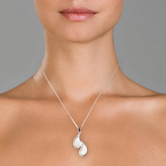 Orphelia Dames 925 Sterling Zilveren Ketting met Hanger - Zilver ZH-4699 - Image 4