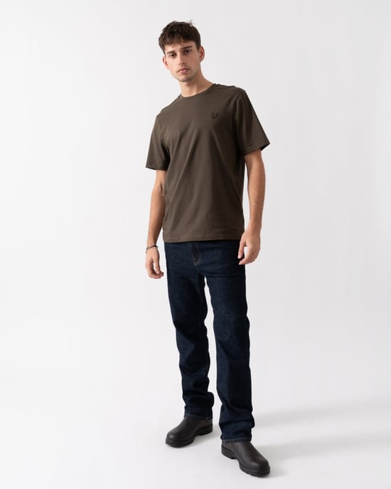 Lyle & Scott Tonal Eagle Form Groen T-shirt - Image 3